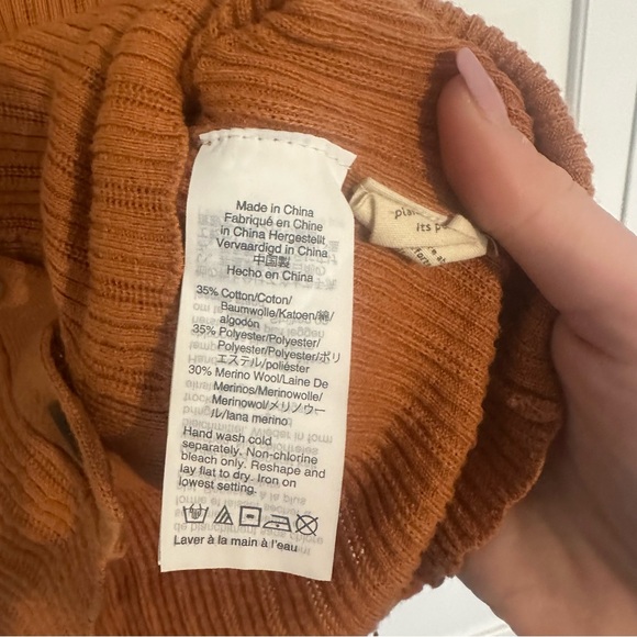 Madewell Women's Orange Cardigan Sweater - Picture 4 of 6